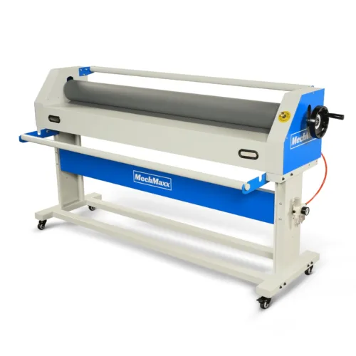 63" Wide Format Pneumatic Laminator Manual Cold Laminating Machine 60" Max Laminating Width,Pneumatic Roller Lift & Wear-Resistant Rubber Roller...