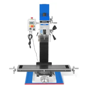 8-1/4"x33'' Industrial Benchtop Mill Drill Machine Brushless Motor, Variable Speed, R8 Spindle, 2 HP, 110V, Compact Milling Drilling Tool for...