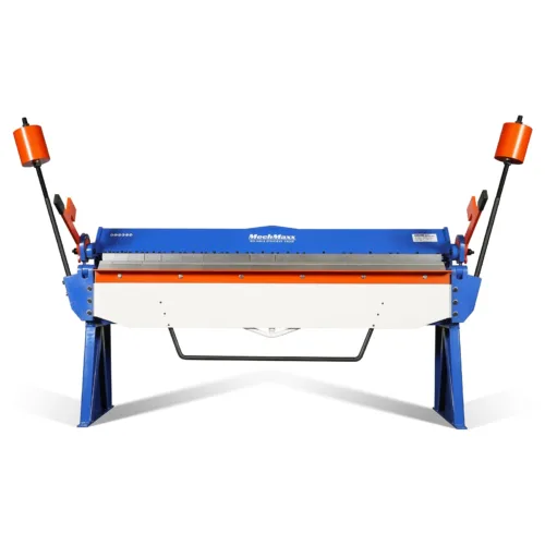 80-inch Manual Sheet Metal Brake - 12 Gauge Bending Capacity, Adjustable Fingers, 6 Ft. Heavy-Duty Steel Construction for Precision Bending PB8012