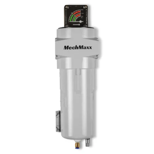 99 CFM Compressed Air Oil-Water Separator Precision Filter,1μm,Oil Content 1ppm, With Auto Drain, Pressure Gauge