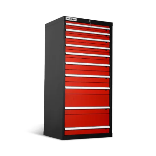 Heavy Duty Modular Drawer Cabinet – 11 Drawer 59" H x 28.5" W x 22.5" D Tool Storage Organizer, Steel Construction