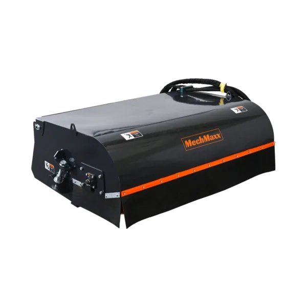 MechMaxx 72" Skid Steer Sweeper Pick Up Box Broom Attachment