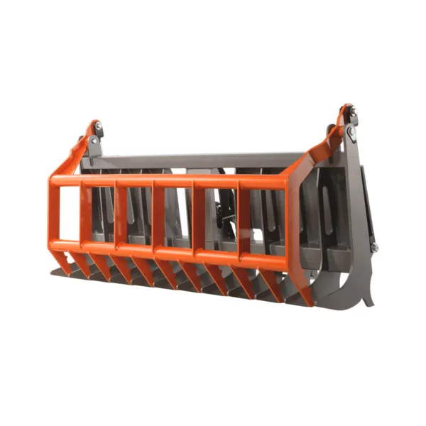 MechMaxx 75" Hydraulic Claw Root Rake Grapple Skid Steer Attachment , GBC75