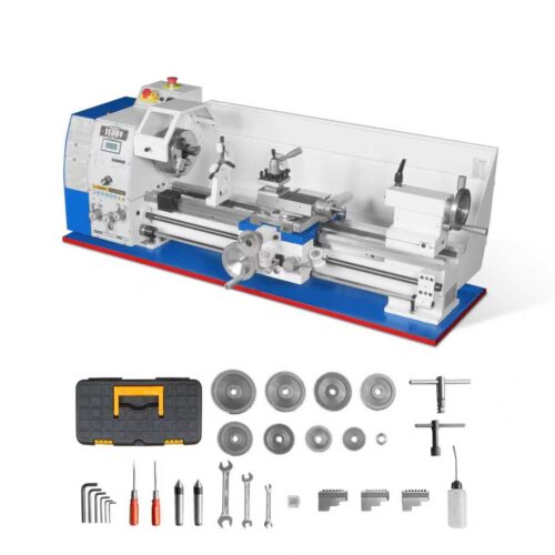 Metal Lathe Machine 11'' x 30'' High Precision Benchtop Brushless Motor 0-2000 RPM Variable Speed Metal Working Machine 2HP Small Lathe without...
