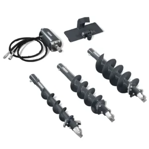 Mini Skid Steer Drive Auger with 6" , 9" , 12" Dia. Auger Bits