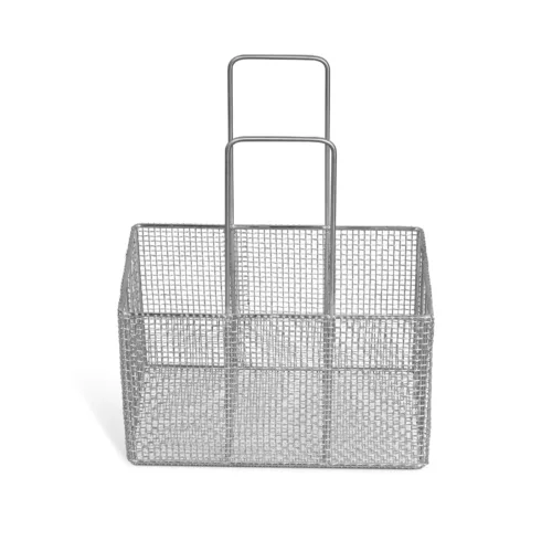 Stainless Steel Mesh Basket for Ultrasonic Cleaner – 304 Grade, Weight Capacity 22LBS , Fine Mesh