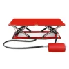 Stationary Electric Hydraulic Parallel Double Scissor Lift Table 6600lb Capacity, 112.9” x 39.4”Platform, 34.3”Lift Height,UL Certified Motor, ELT66P